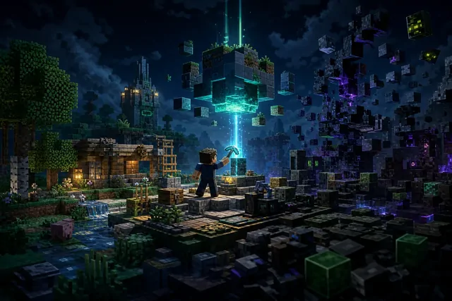 Lucky Flat World v3.1: Bedrock Survival Setup cover