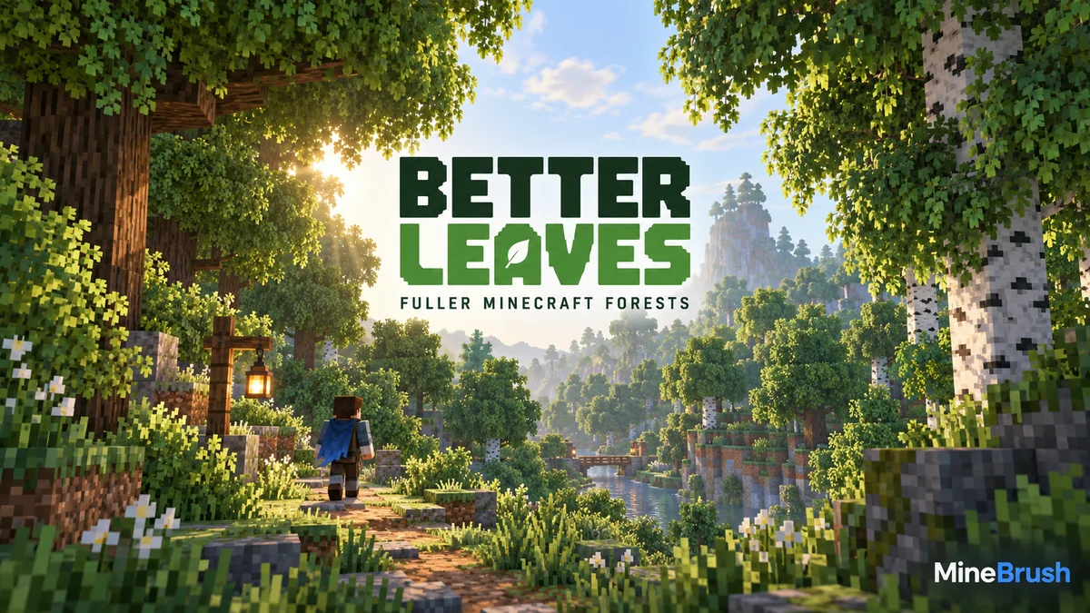 Motschen s better leaves for minecraft visual scope compatibility and pack order guide