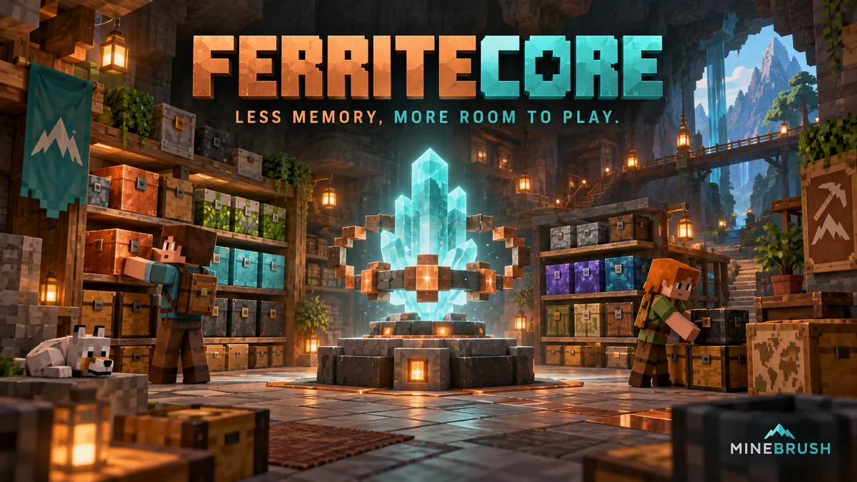 Ferrite memory cover