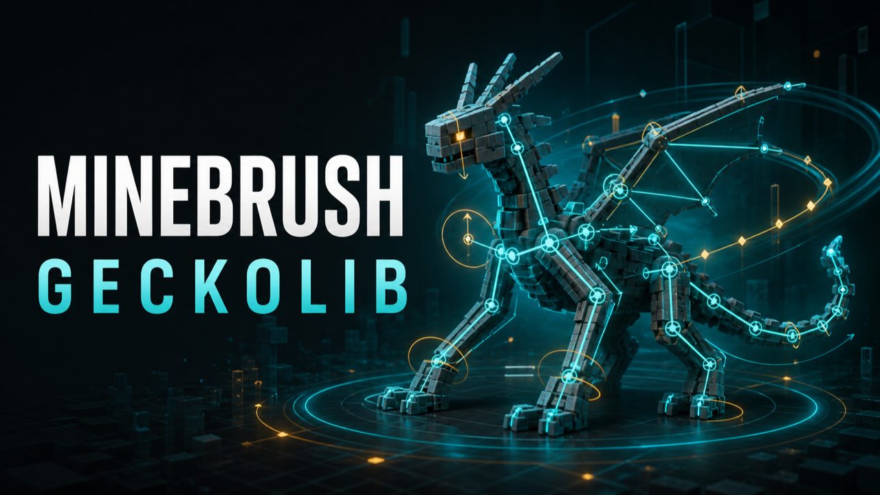 Geckolib minebrush cover 1280x720