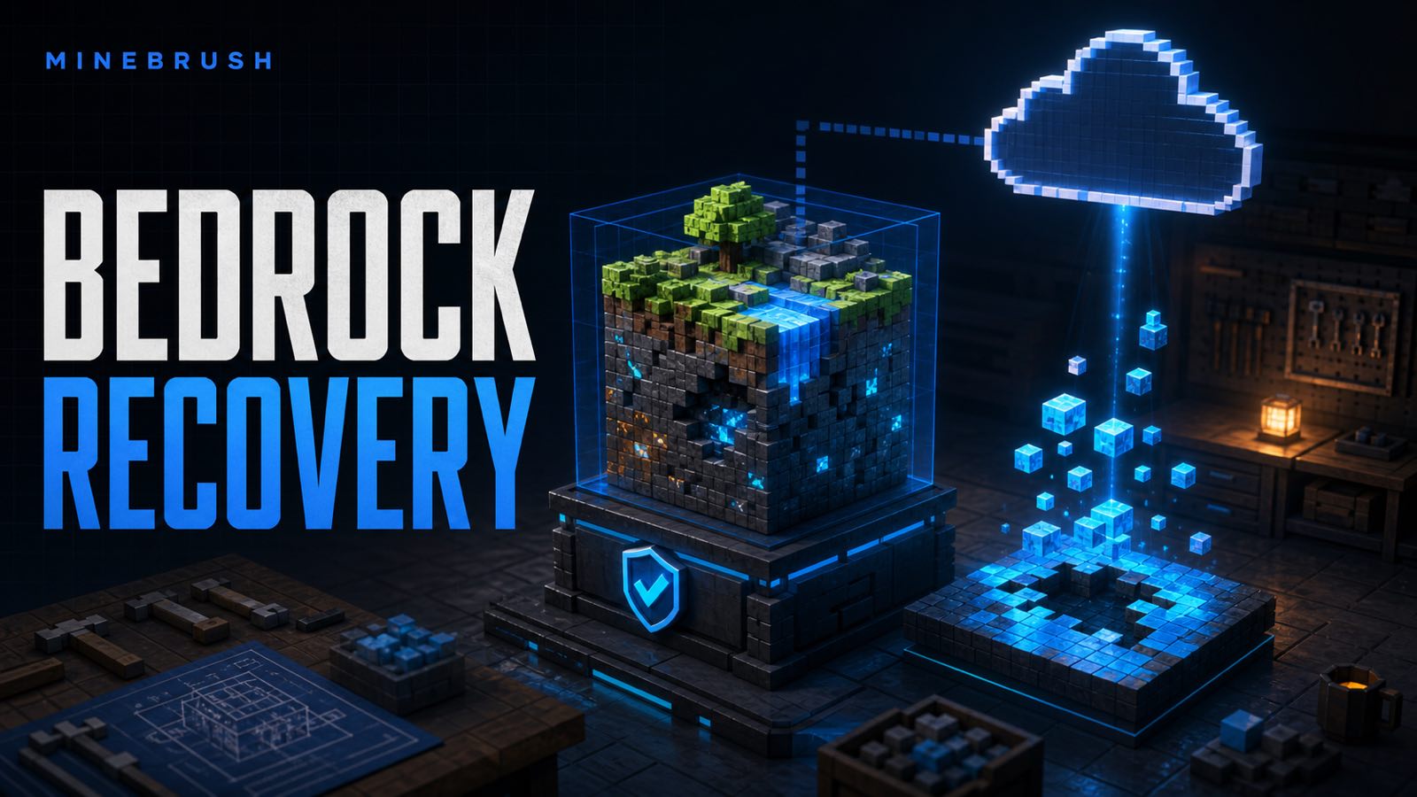 MineBrush Bedrock recovery hotfix cover