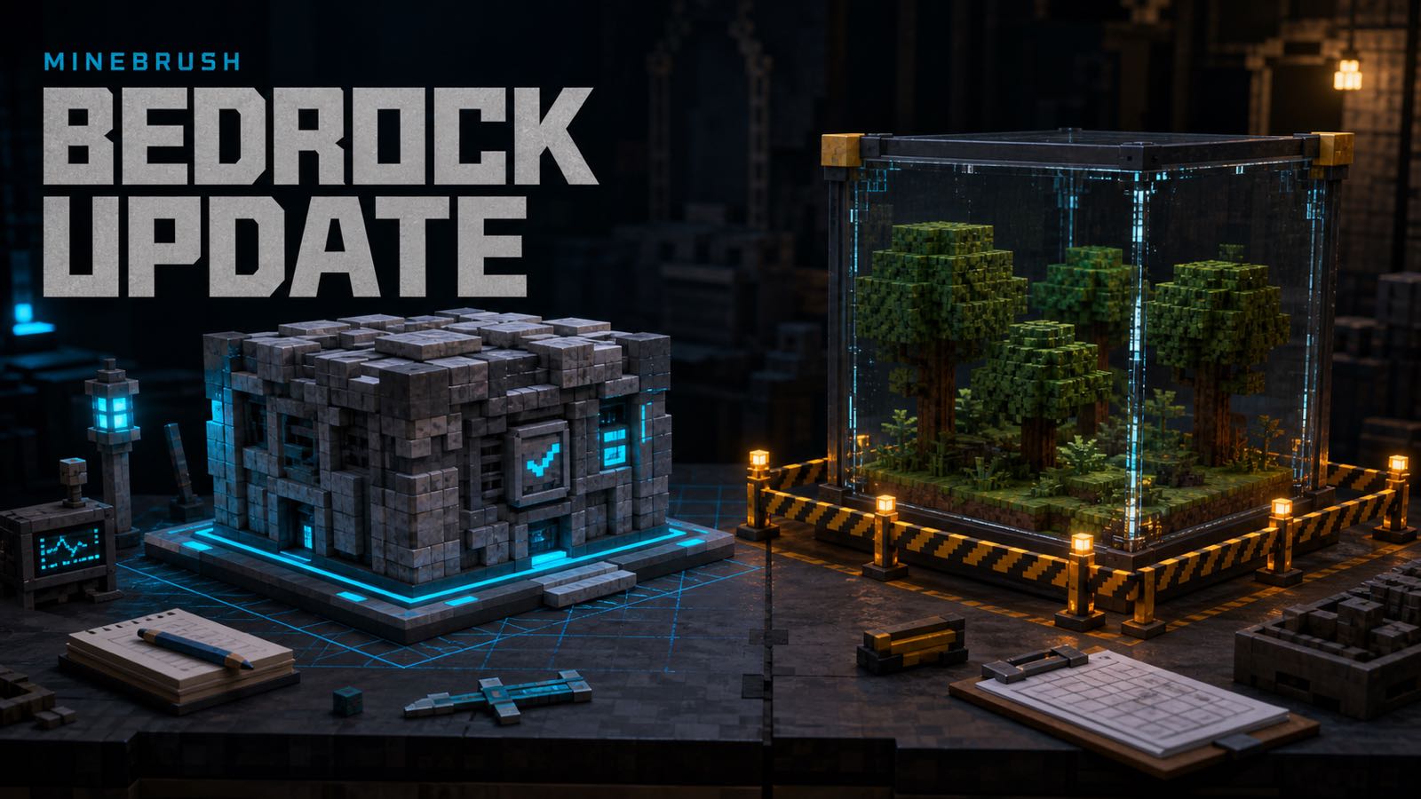 MineBrush Bedrock Update guide cover