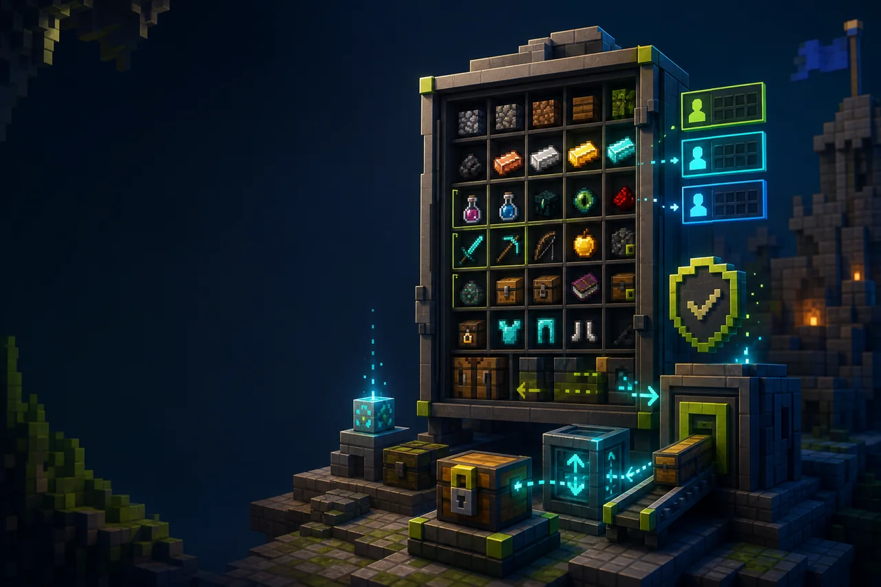 Inventory profiles next for minecraft compatibility setup and troubleshooting guide