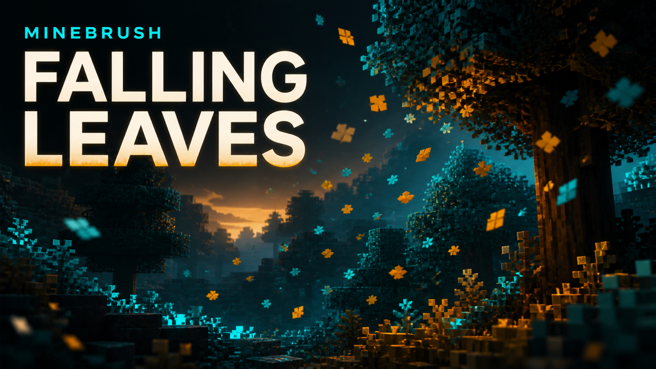 Minebrush falling leaves cover 1280x720