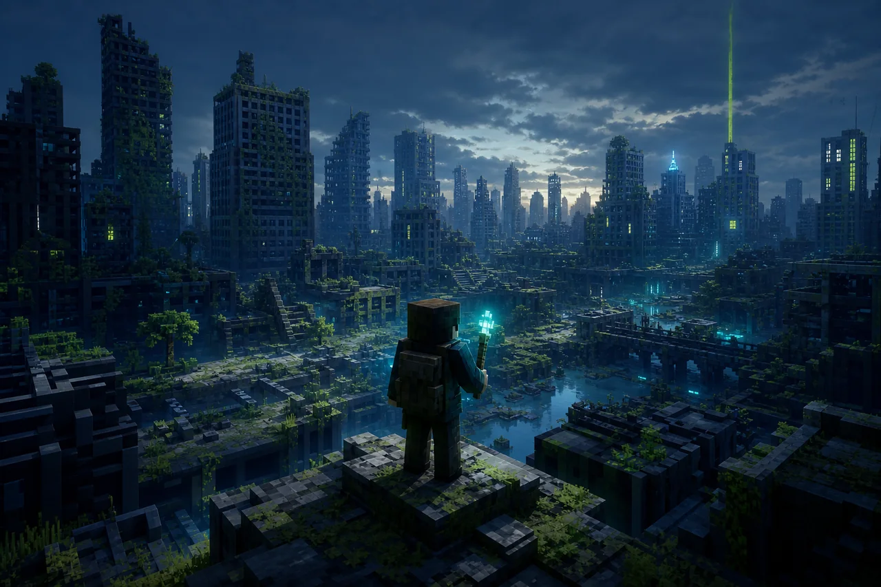 Post apocalypse city for minecraft bedrock exploration performance and install guide