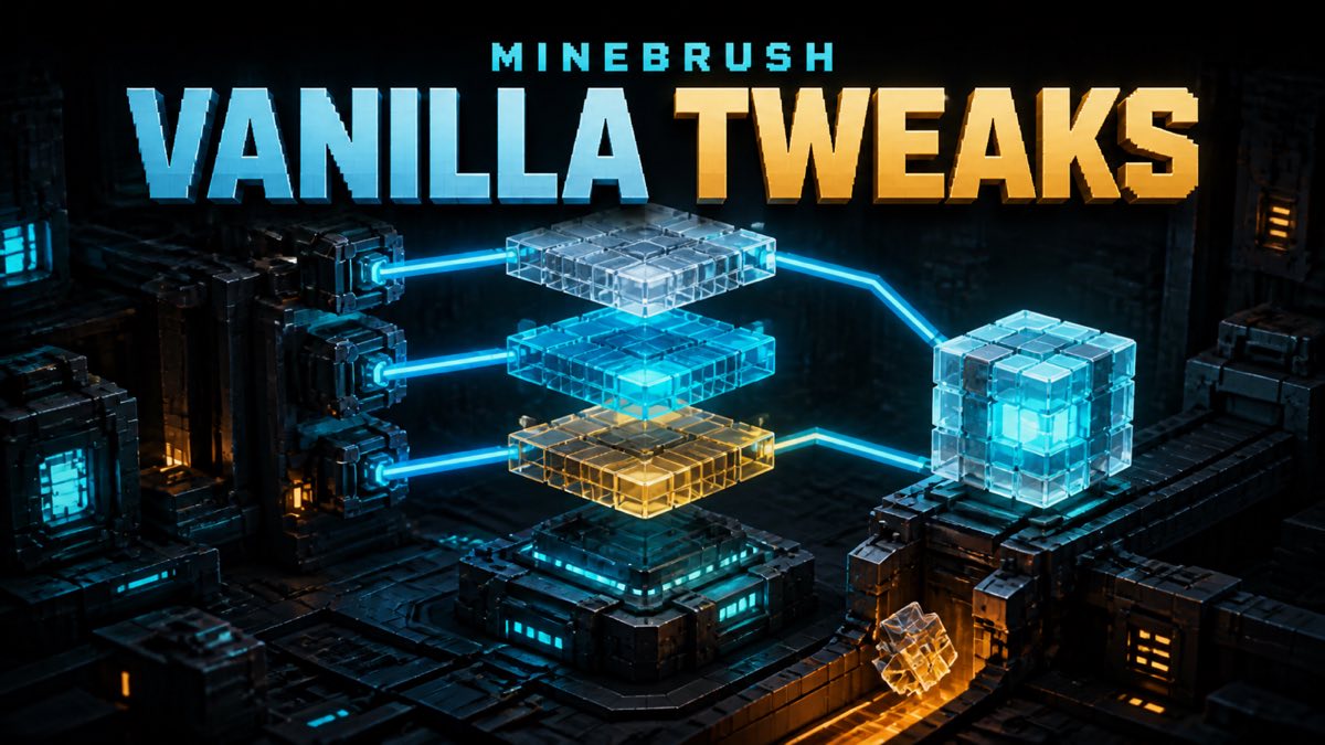 MineBrush Vanilla Tweaks pack-stack guide cover