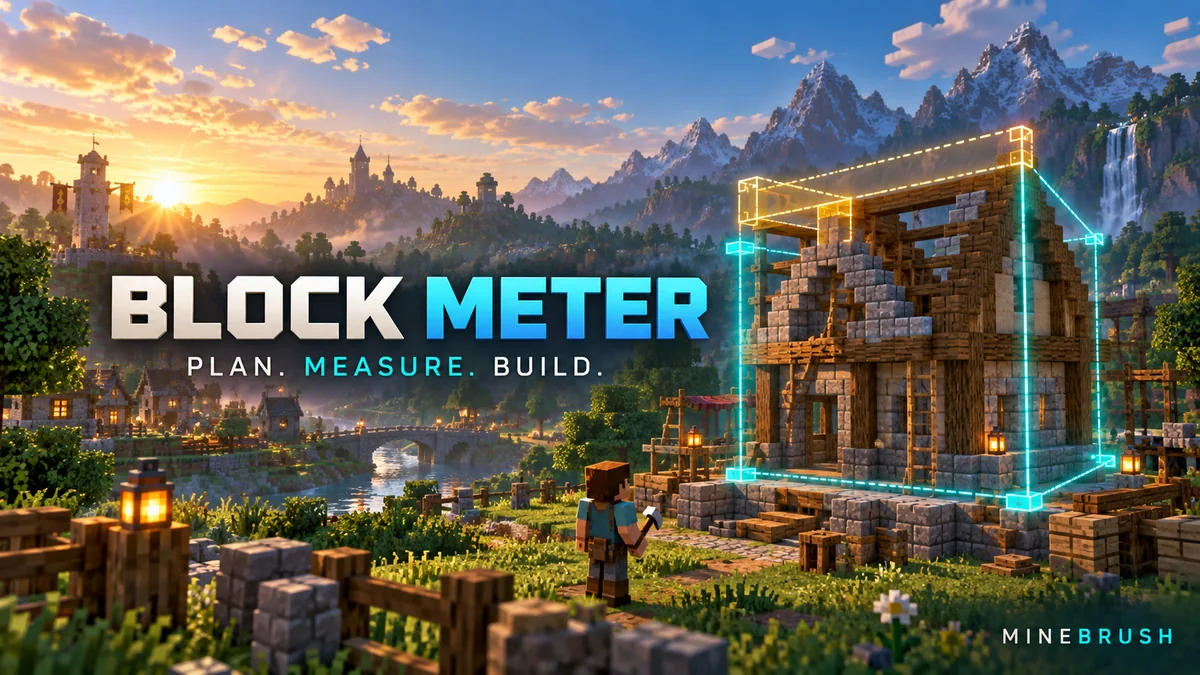 Block meter minebrush cover