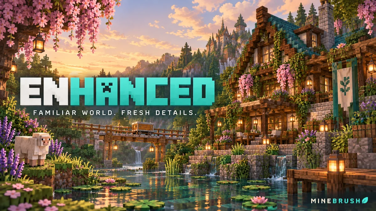 Enhanced resource pack cover