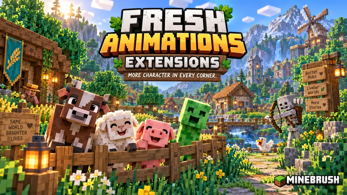 Fresh animations extensions for minecraft visual scope compatibility and pack order guide
