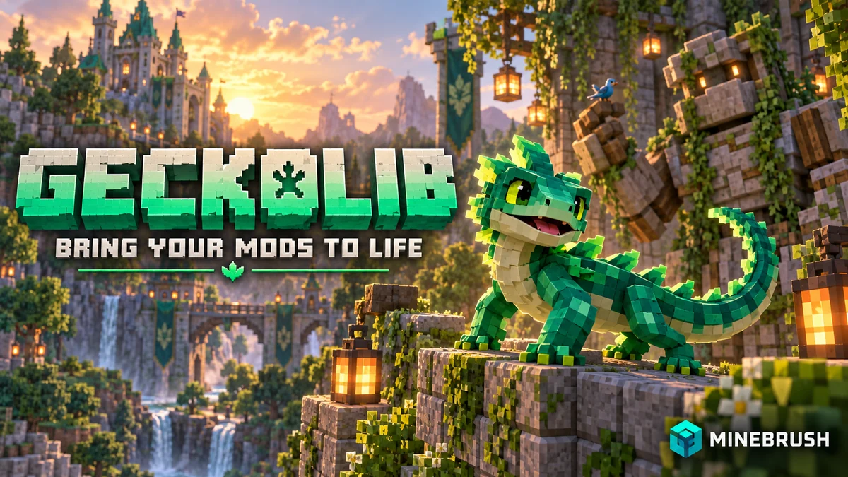 Geckolib minebrush cover 1280x720