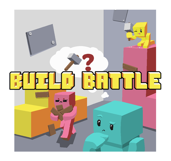 Official Build Battle artwork showing players building and guessing