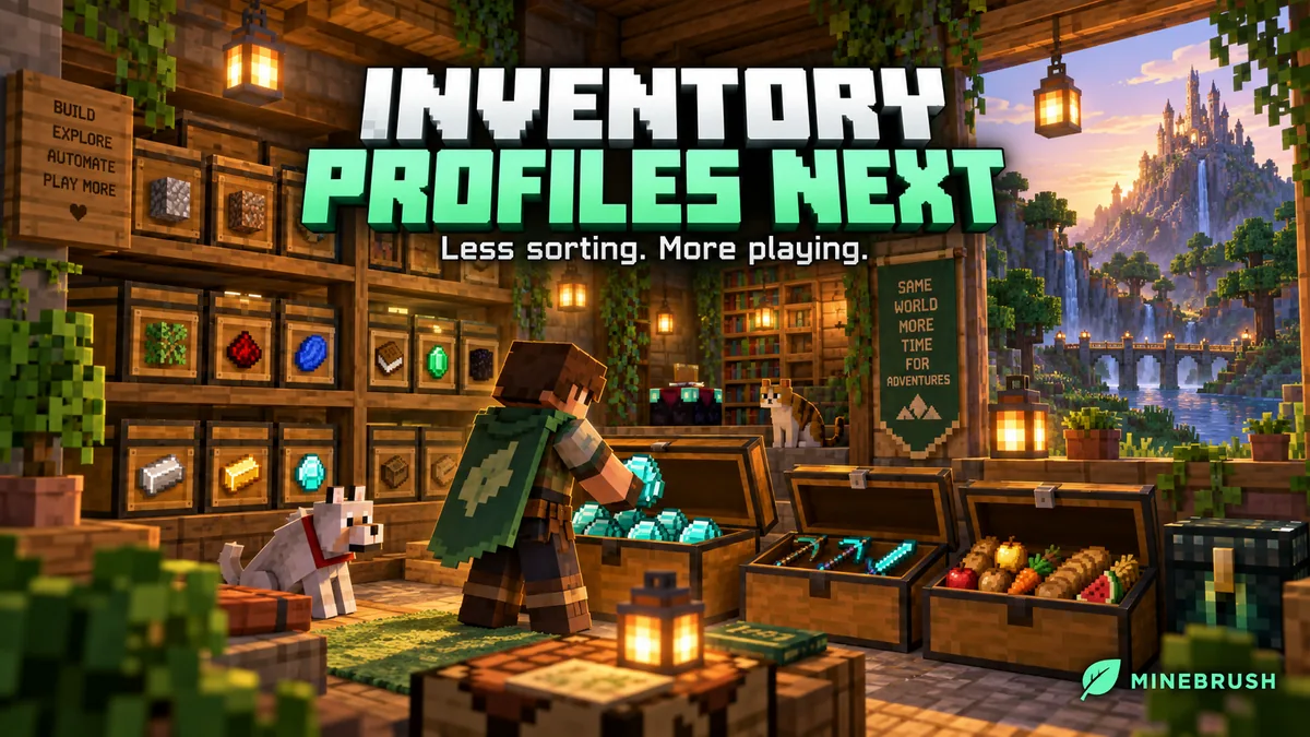 Inventory profiles next for minecraft compatibility setup and troubleshooting guide