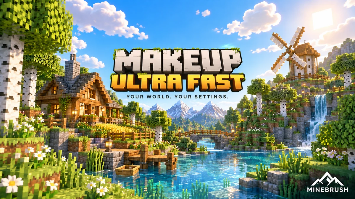 Makeup ultra fast for minecraft performance baseline and settings guide