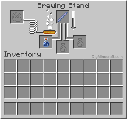Breeze rod used to brew a Potion of Wind Charging