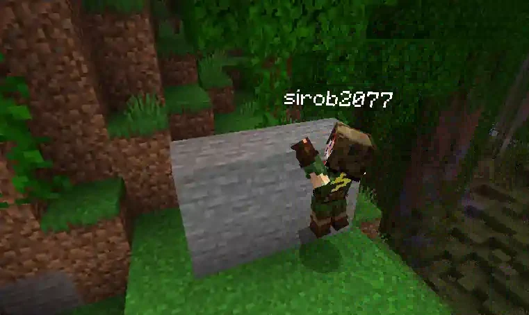 Player gripping a stone ledge with empty hands