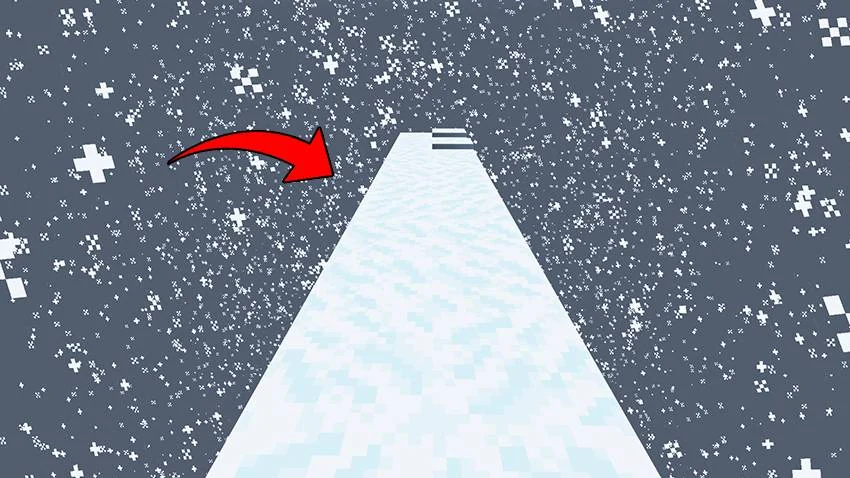 Snow gives you the first platform. Widen the working area before long trips.