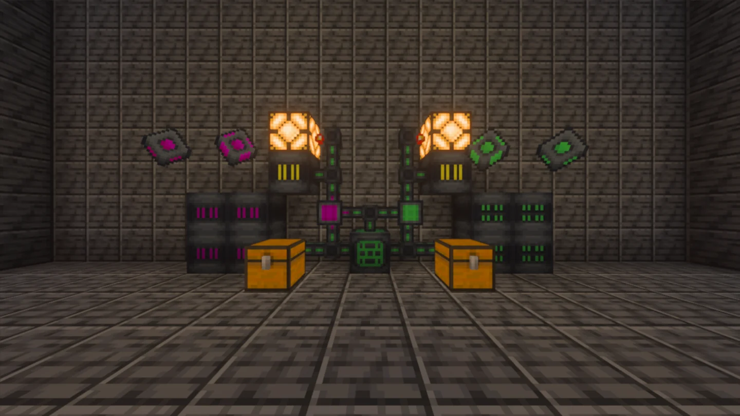 Advanced Storage Network machines arranged around a connected storage installation