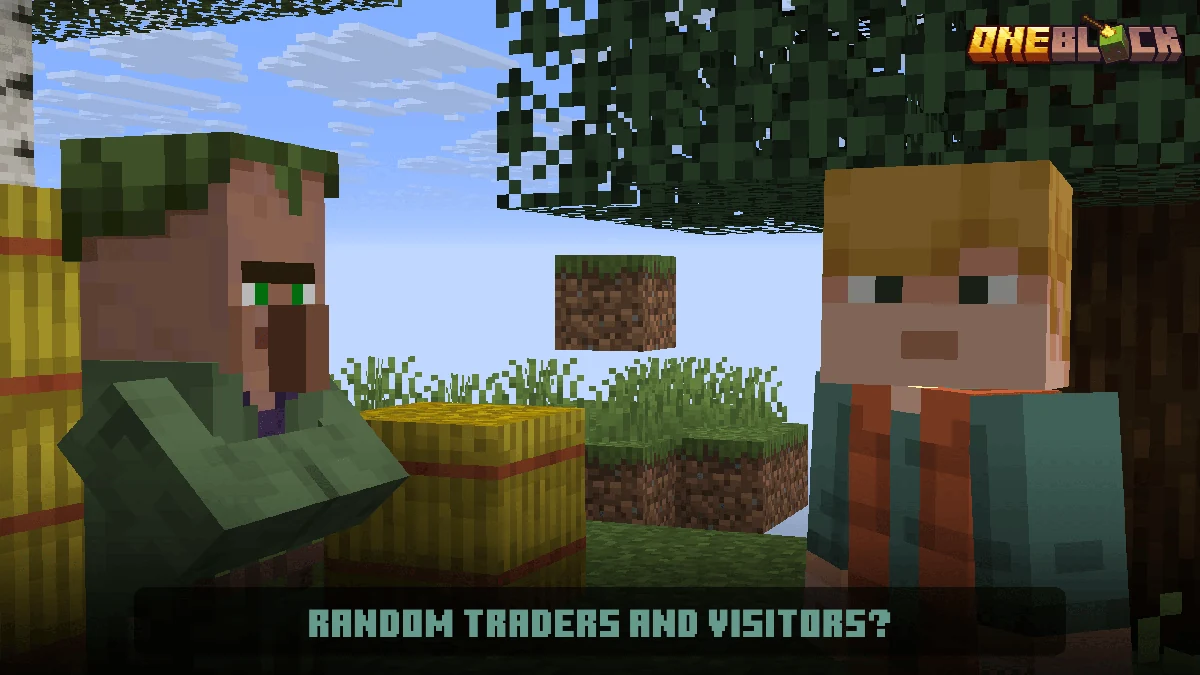 Creator OneBlock illustration: Random Traders and Visitors?