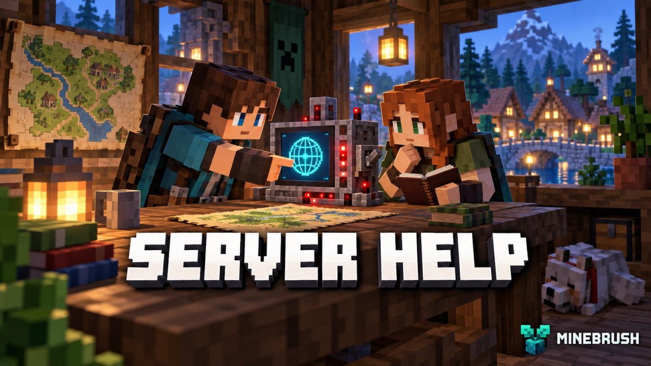 Mb47 server help minebrush