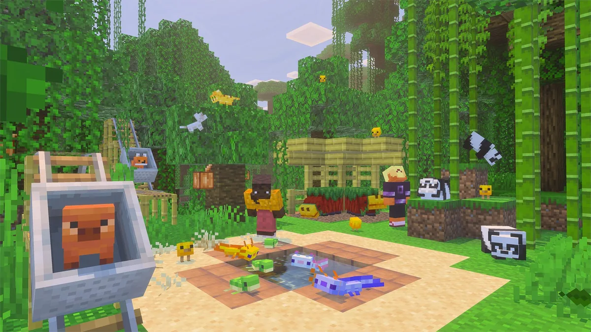 Official Tiny Takeover baby animal playground with connected viewing spaces