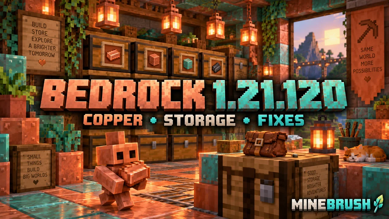 Minebrush bedrock121120 cover