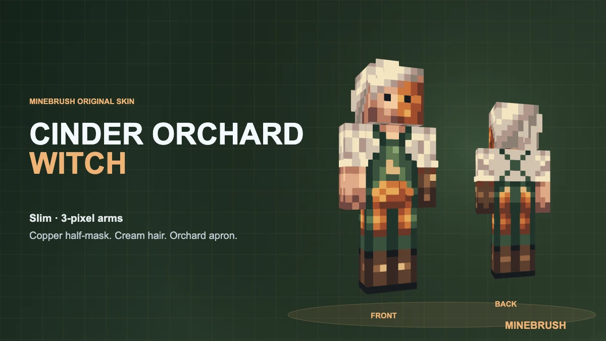 Minebrush cinder orchard witch cover