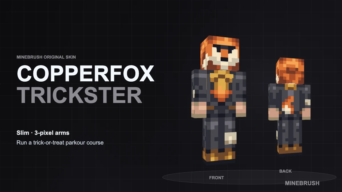 Minebrush copperfox trickster cover