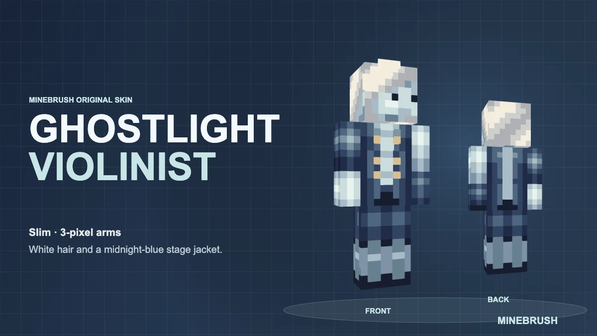Minebrush ghostlight violinist cover