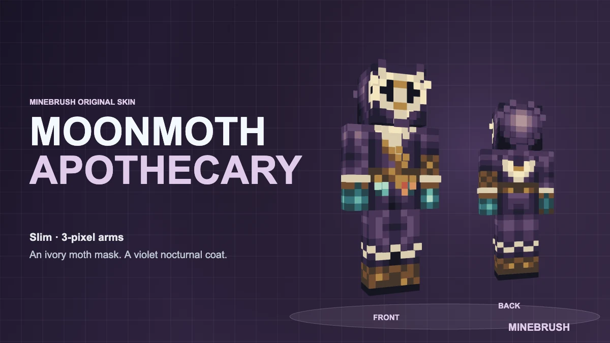 Minebrush moonmoth apothecary cover