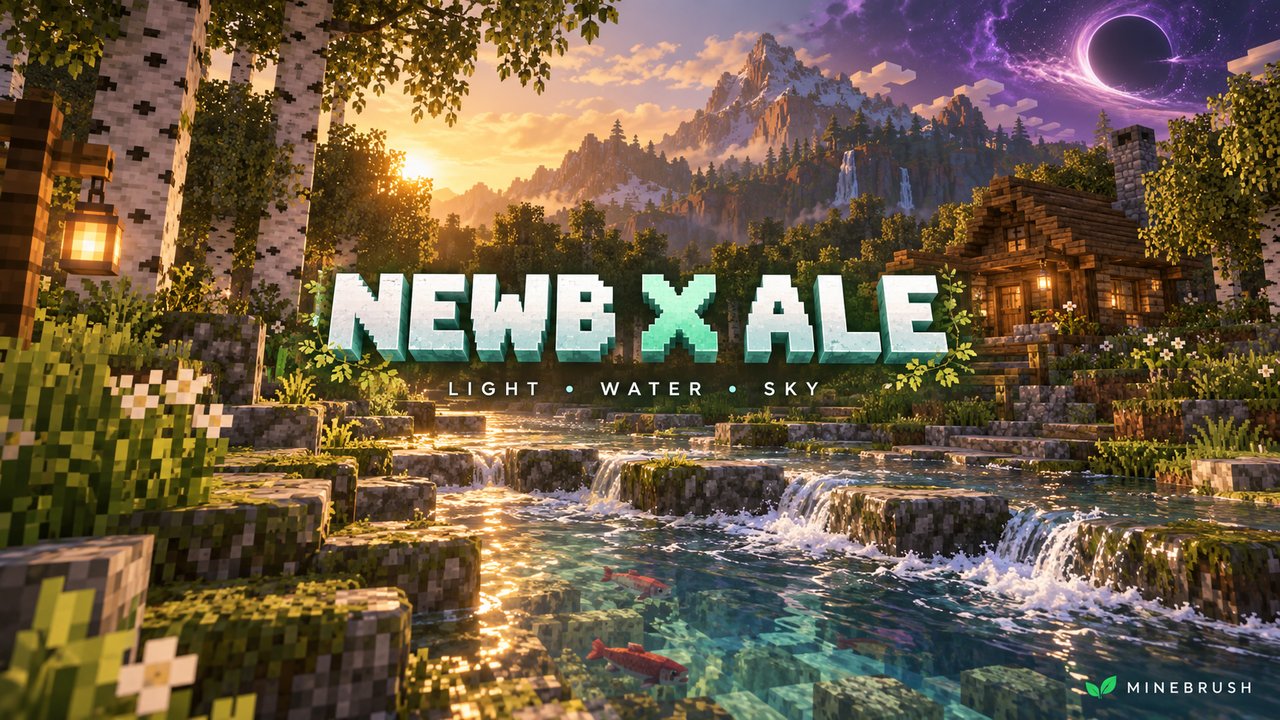 Minebrush newb ale cover web