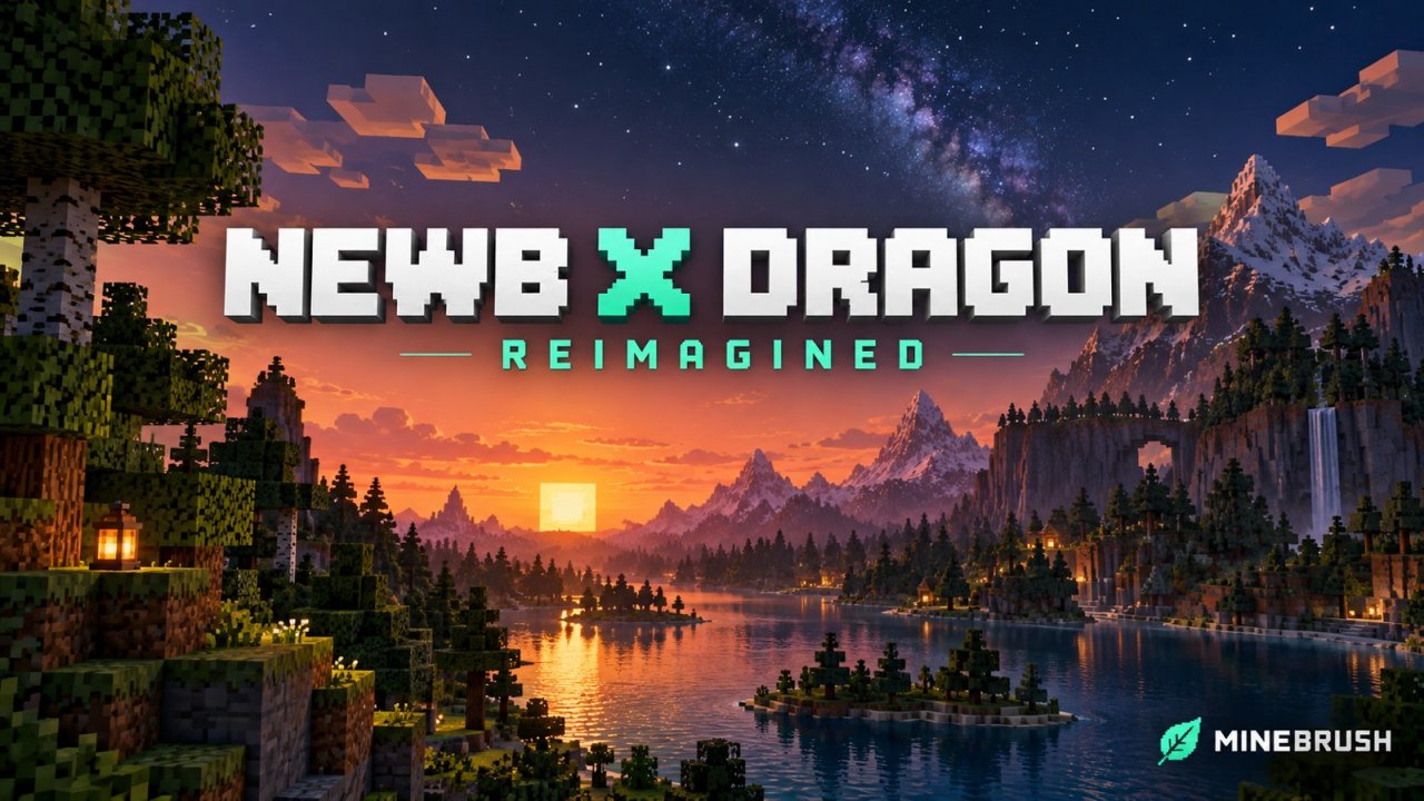 Minebrush newb x dragon cover web