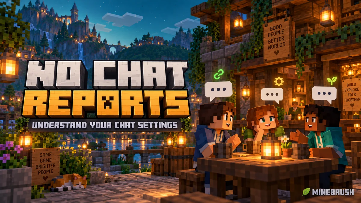No chat reports for minecraft compatibility setup and troubleshooting guide