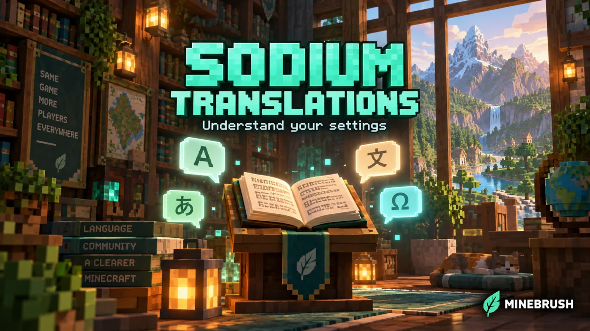 Translations for sodium for minecraft visual scope compatibility and pack order guide